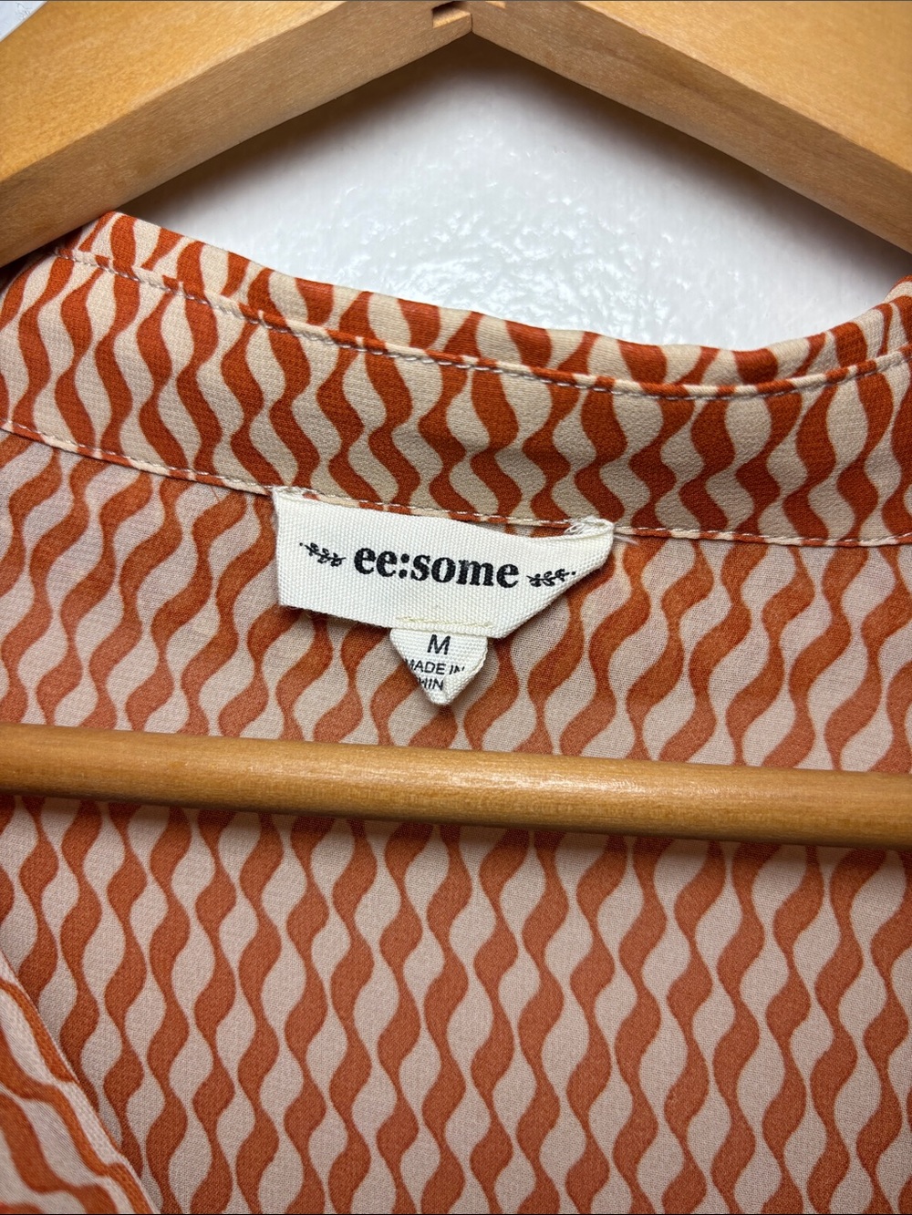 dark orange boutique blouse - Picture 2 of 5